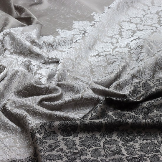  Panel V--10 Damask Wholesale Jacquard Background Curtain Fabrics Living Room and Bedroom Curtains 10 Models  300x300 cm 100% Polyester